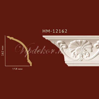 Карниз с орнаментом Classic Home New HM-12162