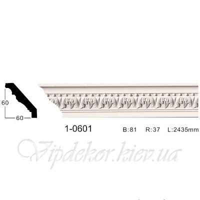 Карниз с орнаментом Classic Home 1-0601