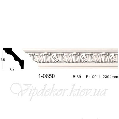 Карниз с орнаментом Classic Home 1-0650