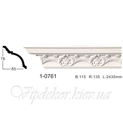 Карниз с орнаментом Classic Home 1-0761