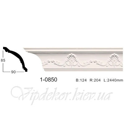 Карниз с орнаментом Classic Home 1-0850