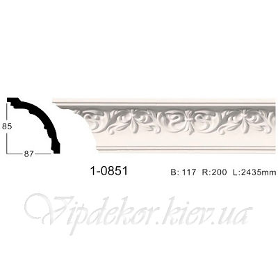 Карниз с орнаментом Classic Home 1-0851