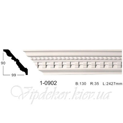 Карниз с орнаментом Classic Home 1-0902