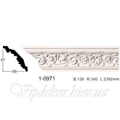 Карниз с орнаментом Classic Home 1-0971