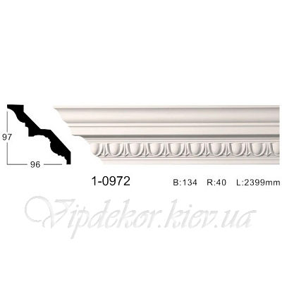 Карниз с орнаментом Classic Home 1-0972