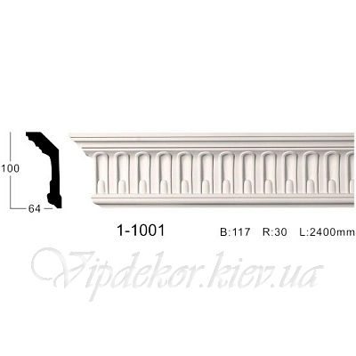 Карниз с орнаментом Classic Home 1-1001