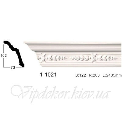 Карниз с орнаментом Classic Home 1-1021