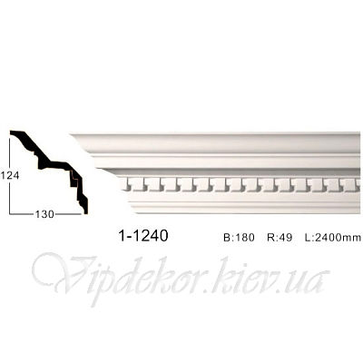 Карниз с орнаментом Classic Home 1-1240