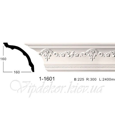 Карниз с орнаментом Classic Home 1-1601