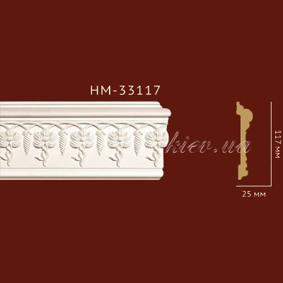 Молдинг с орнаментом Classic Home New HM-33117