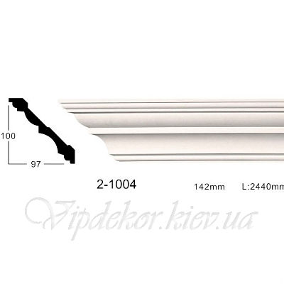 Карниз гладкий Classic Home 2-1004