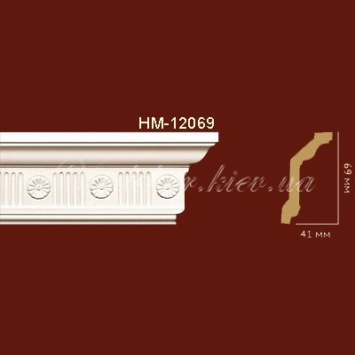 Карниз с орнаментом Classic Home New HM-12069