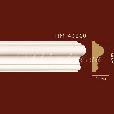 Молдинг гладкий Classic Home New HM-43060