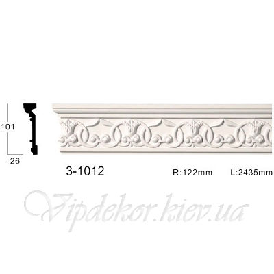 Молдинг с орнаментом Classic Home 3-1012