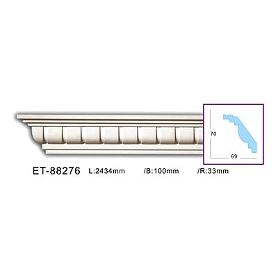 карниз с орнаментом classic home et-88276