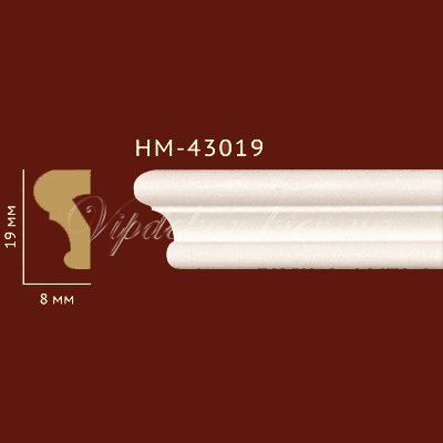 Молдинг гладкий Classic Home New HM-43019