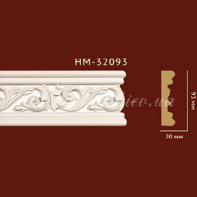 Молдинг с орнаментом Classic Home New HM-32093