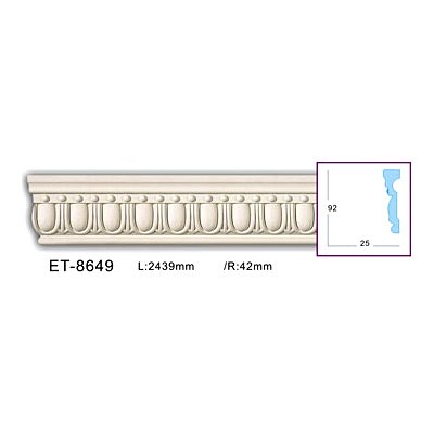 молдинг с орнаментом classic home et-8649