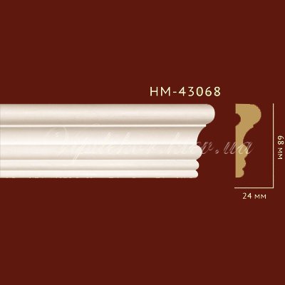 Молдинг гладкий Classic Home New HM-43068