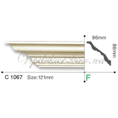 Карниз с орнаментом Gaudi Decor C1067