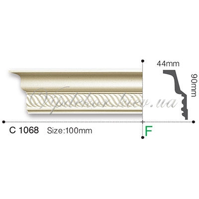 Карниз с орнаментом Gaudi Decor C1068