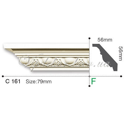 Карниз с орнаментом Gaudi Decor C161