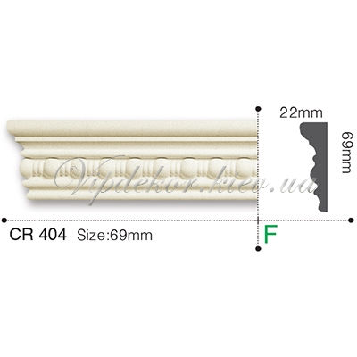 Молдинг с орнаментом Gaudi Decor CR404