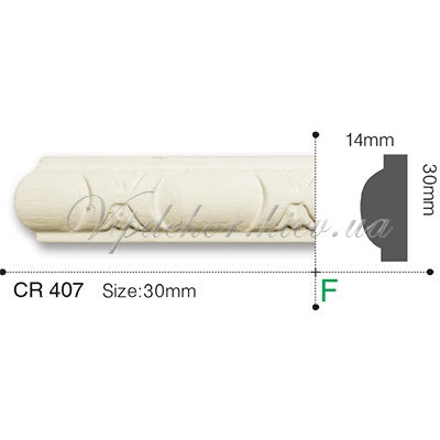 Молдинг с орнаментом Gaudi Decor CR407