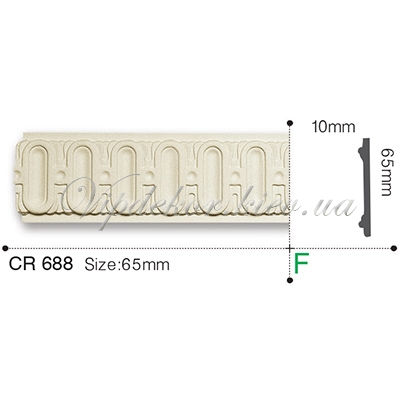 Молдинг с орнаментом Gaudi Decor CR688
