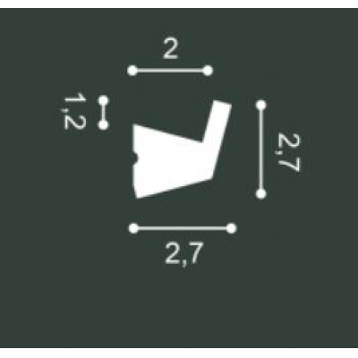 Карниз гладкий Orac Axxent CX189