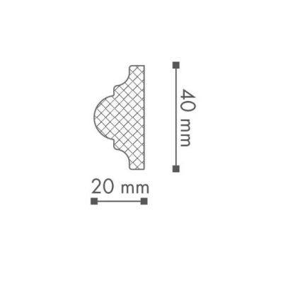 Молдинг с орнаментом NMC WO1