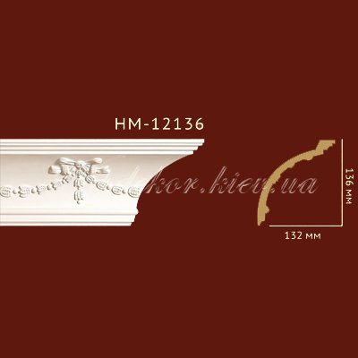 Карниз с орнаментом Classic Home New HM-12136
