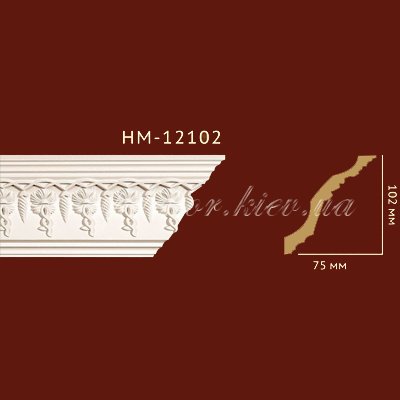 Карниз с орнаментом Classic Home New HM-12102