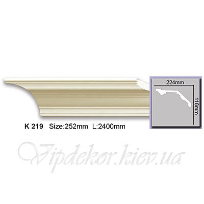 Карниз гладкий Harmony K219